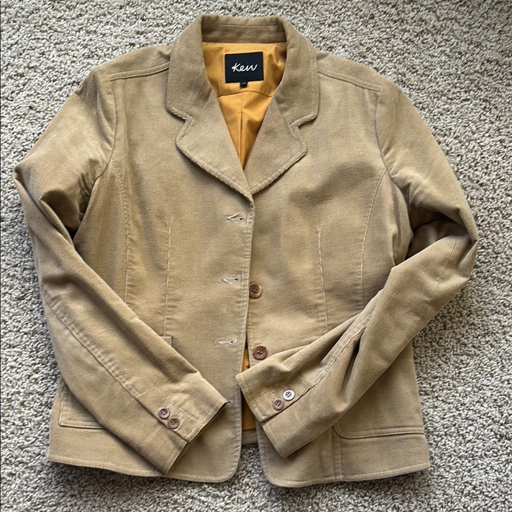 Kew (UK) corduroy tan blazer